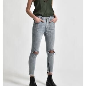 One Teaspoon x Revolve ROCKY FREEBIRDS Grunge HIGH WAIST SKINNY JEANS s/28 90s